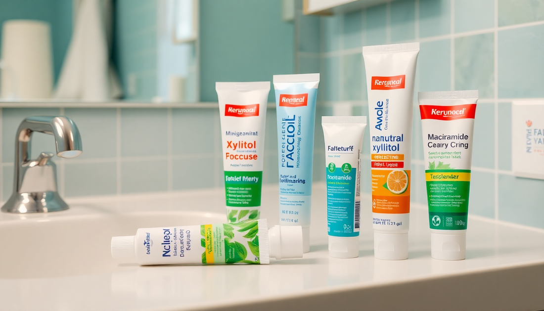 Switching Your Smile: Starter Kit for Fluoride-Free Toothpaste with Xylitol & Niacinamide — Gentle Whitening for Healthier Teeth