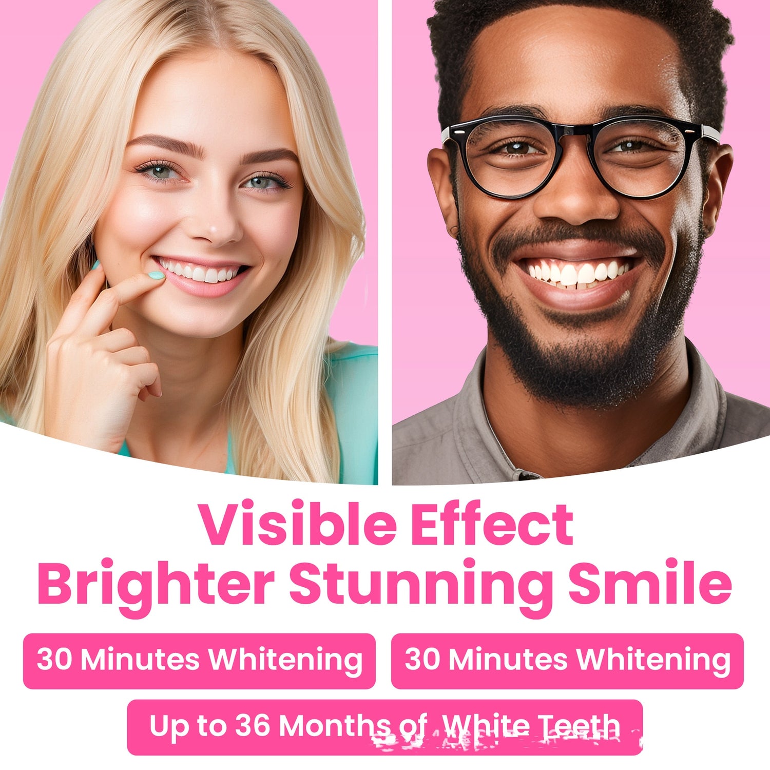 Havana Body Teeth Whitening Strips for Sensitive Teeth – 14 Days Powerful Whitening Kit (28 Pieces Pack)